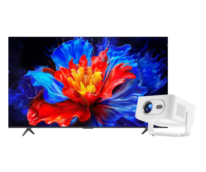 Telewizor 75" TCL 75P81K 75" QLED 144 Hz 4K Google TV+HY300 MAX